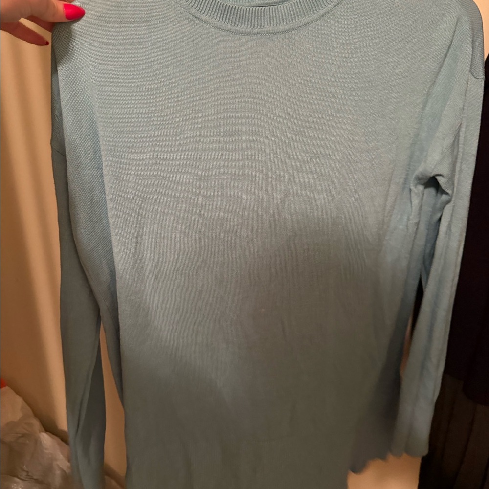 Worthington Sky Blue Long Sleeve Top